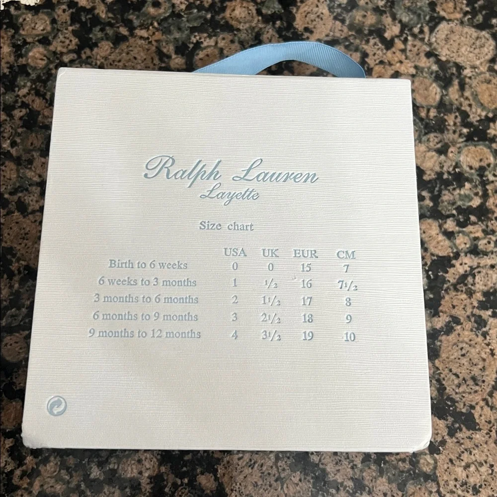 Ralph Lauren Layette Baby Crib Shoes